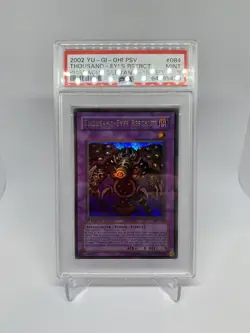 Yugioh Thousand Eyes Restrict PSV-084 1st Edition PSA 9 - Image 2
