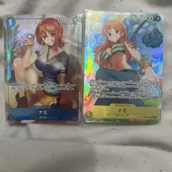 2 One Piece TCG Nami JP Alt Art EB03-053 & OP09-050 - Image 1