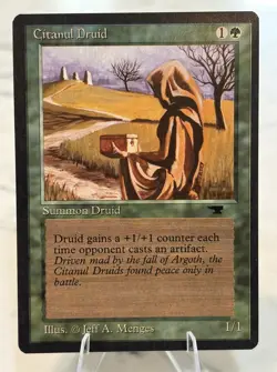 MTG Citanul Druid Antiquities Regular NM Card Magic The Gathering Vintage - Image 1