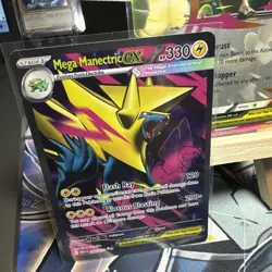 Pokemon Mega Evolution 5 Card Lot, Mega Charizard Promo 029, Mega Sharpedo Full - Image 2
