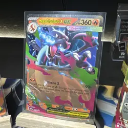Pokemon Mega Evolution 5 Card Lot, Mega Charizard Promo 029, Mega Sharpedo Full - Image 4