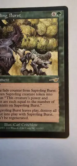 Magic MTG - Saproling Burst - Nemesis - MP - Image 4