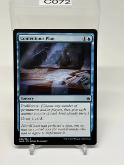 MTG Magic the Gathering Contentious Plan (46) War of the Spark LP - Image 1