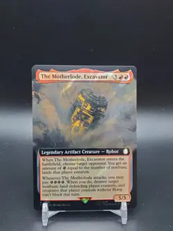 The Motherlode, Excavator Surge FOIL Extended Art Fallout NM MTG - Image 1