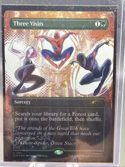 Three Visits 1991 Foil Secret Lair Drop Magic The Gathering Spiderman - Image 2
