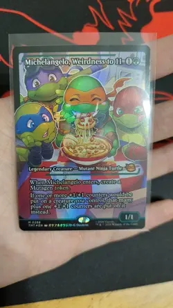Michelangelo, Weirdness to 11 (Showcase) Teenage Mutant Ninja Turtles 0288 MTG - Image 1