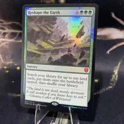 Magic the Gathering - Reshape the Earth - Foil - Commander Legends - MTG - LP - Image 1