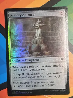 Magic the Gathering (mtg): Commander Legends: Armory of Iroas - Foil NM - Image 1