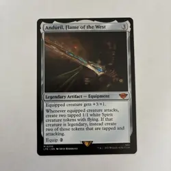 MTG Magic The Gathering LOTR #236 Anduril Flame of the West MYTHIC - NM - Image 1