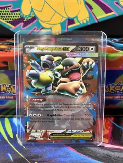 2025 Pokemon Mega Kangaskhan ex Double Rare Holo MEG EN: #104/132 - Image 1