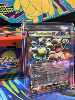 2025 Pokemon Mega Kangaskhan ex Double Rare Holo MEG EN: #104/132 - Image 3