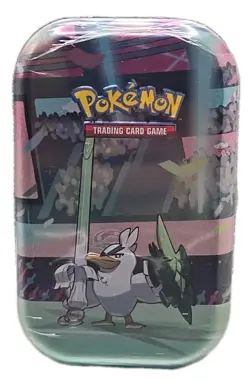 Pokemon Sword and Shield Sirfetch'd Sealed Mini Tin - Image 1