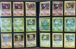 Pokemon Vintage Card Collection Lot Binder 163x Holos, Shining Raichu, WOTC, exs - Image 1