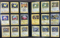 Pokemon Vintage Card Collection Lot Binder 163x Holos, Shining Raichu, WOTC, exs - Image 4