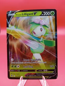 2022 Pokemon Astral Radiance Hisuian Lilligant V #017 Extremely LP - Image 1