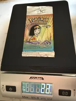 Gym Heroes 1st Edition Erika Pokemon TCG WOTC Booster Pack New Sealed (HEAVY) - Image 2