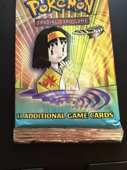 Gym Heroes 1st Edition Erika Pokemon TCG WOTC Booster Pack New Sealed (HEAVY) - Image 4
