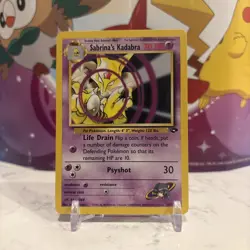 Sabrina's Kadabra NM 58/132 Unlimited Gym Challenge 2000 Pokemon uncommon - Image 1