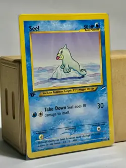 Pokemon Seel 1st Edition Neo Destiny 81/105 Basic 50 HP Common - Image 1