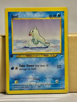 Pokemon Seel 1st Edition Neo Destiny 81/105 Basic 50 HP Common - Image 2
