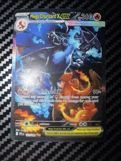 Pokemon Mega Charizard X Ex 125/94 Phantasmal Flames SIR - Image 1