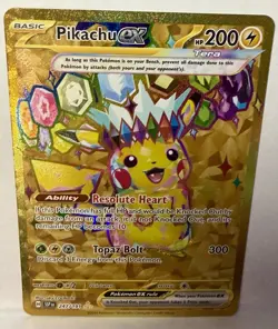 Pokemon TCG Pikachu ex 247/191 Surging Sparks Hyper Rare - Image 5