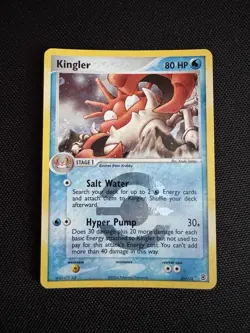 Pokemon Kingler 26/112 80HP Reverse Holo Rare EX FireRed & LeafGreen 2004 - Image 1
