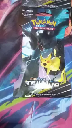 Pokemon TCG Sun & Moon Team Up 5 Booster Packs Pikachu Gengar Venusaur English - Image 3