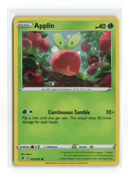 APPLIN 020/192 COSMOS HOLO POKEMON TCG LP - Image 1