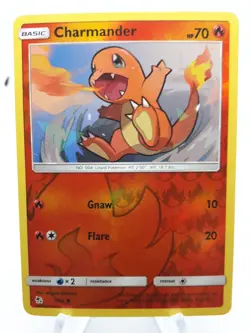 Charmander Reverse Holo - Pokemon Hidden Fates 7/68 - NM - Image 1