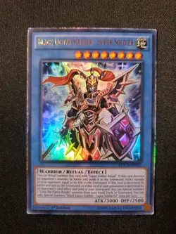 Black Luster Soldier Super Soldier LP DOCS-EN042 1st Ed Ultra Rare Yugioh TCG - Image 1