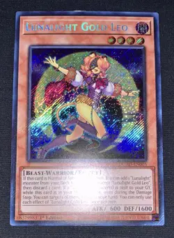 Yugioh Lunalight Gold Leo DUAD-EN005 Secret Rare 1st Ed NM/VLP w/Tracking - Image 3