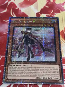 Yugioh! Sky Striker Ace Roze Quarter Century Secret Rare NM - Image 2