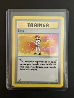 Pokemon Base Set Shadowless Lass 75/102 NM-LP - Image 3