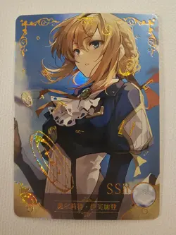 Violet Evergarden SSR NS-5M08SSR-14 Goddess Story Anime TCG CCG Card - Image 1