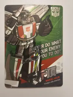 Wheeljack TFKB01-SR-009/020 transformers Kayou card tcg licensed trading - Image 1
