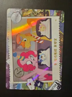 Friendship city throne ◇yh-n01-001 gold rare my little pony kayou trading card - Image 1
