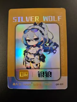 Honkai: Star Rail Card Silver Wolf QR-031 Thick Stock Goddess Story - Image 1