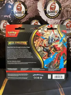 NEW SEALED Pokemon TCG: Mega Evolution 3 Booster Packs & Golduck Promo Card - Image 2