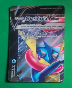 Pokemon Greninja V-UNION 4 Card Holo Set English SWSH155-158 - Image 2