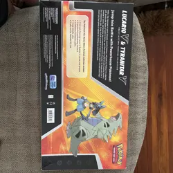 Pokemon TCG Lucario V & Tyranitar V Collector's Box - 14 Packs - Image 2