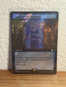 Magic: The Gathering Quantum Misalignment Sorcery Card Universes Beyond Foil Do… - Image 1