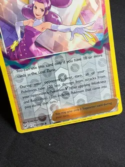 Fantina 157/196 Reverse Holo LP - Pokemon TCG Sw&Sh Lost Origin LOR Trainer - Image 2