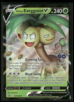 Alolan Exeggutor V Promo SWSH: Sword & Shield Promo Cards SWSH225 NM - Image 1