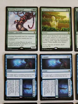 MTG Amonkhet 371 Card Lot Rare Uncommon Land Tokens Blue White Green Red Black - Image 3