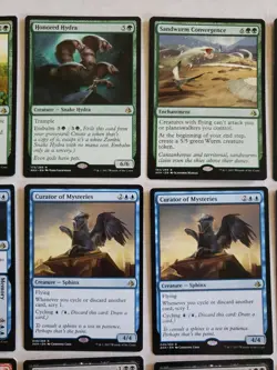 MTG Amonkhet 371 Card Lot Rare Uncommon Land Tokens Blue White Green Red Black - Image 4