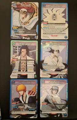 Union Arena 21 SR card lot. Jujutsu Kaisen, Bleach, Attack on Titan. NM - Image 3