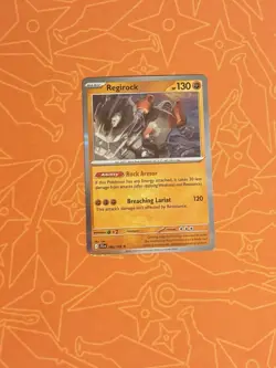 Pokemon TCG Regirock S&V Journey Together 082/159 Holo Rare Card NM - Image 1