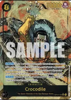 Crocodile OP14-120 Alt Art SEC One Piece Card Game English (NM) - Image 1