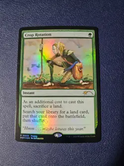 Mtg CROP ROTATION FOIL ENGLISH Graphic Novel Insert Media Promo NM 009 NM EX - Image 1